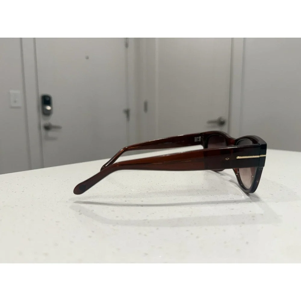 fossil fw17 sunglasses brown gold frames